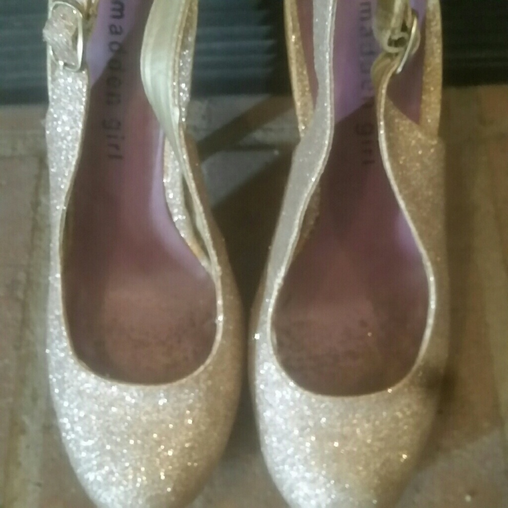 Madden girl sling back heels
